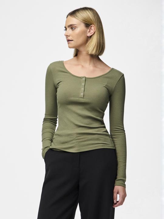 Image du produit Pieces Haut côtelé boutonné à l'avant (XL)