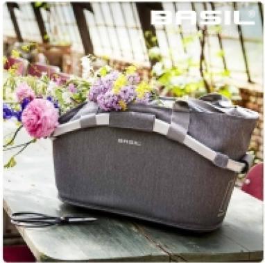 Actual product image Basil 2Day HR design basket including MIK adapter plate 22l (22 l)