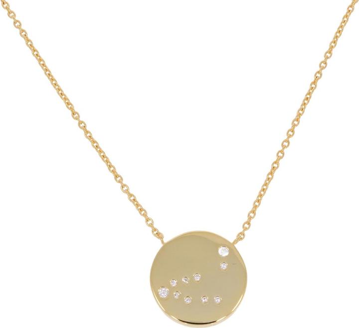 Produktbild Sif Jakobs Collier Zodiaco Steinbock vergoldet (925 Sterling Silber, 48 cm)