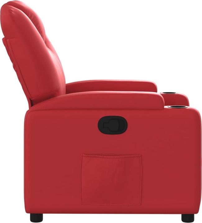 Immagine prodotto VidaXL Reclinabile in ecopelle rossa,Colore: Rosso,Materiale: Ecopelle