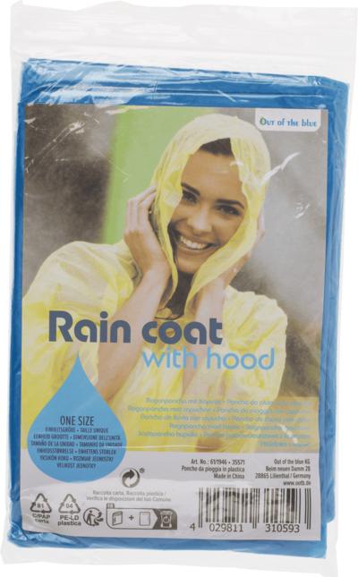 Actual product image Out of the blue Poncho da pioggia (One size)