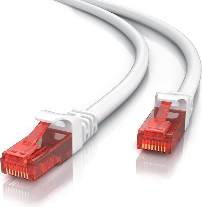 Produktbild CSL CAT.6 Netzwerkkabel - Ethernet Gigabit Lan Kabel RJ45 - Patchkabel - komp. CAT.5 CAT.6 CAT.7 CAT.8 (UTP, CAT6, 10 m)