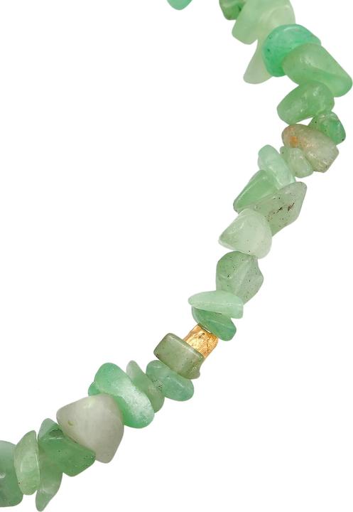 Immagine prodotto Elli PREMIUM Gioielli per i piedi Scheggia di avventurina in argento 925 placcato oro (Plastico, Argento 925 placcato oro, Avventurina, 22 cm)