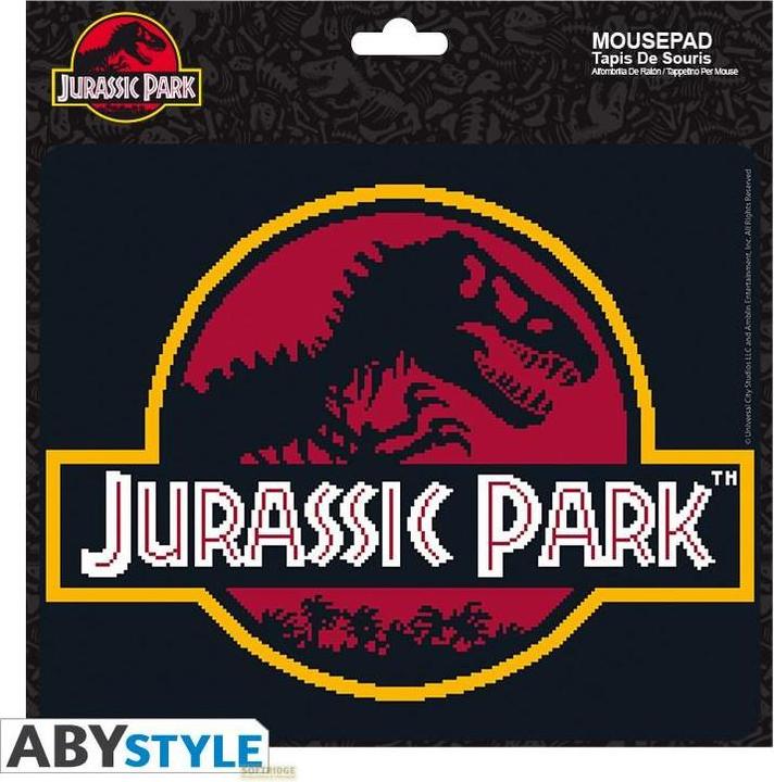 Actual product image ABYstyle JURASSIC PARK - Flexible mousepad - Pixel logo