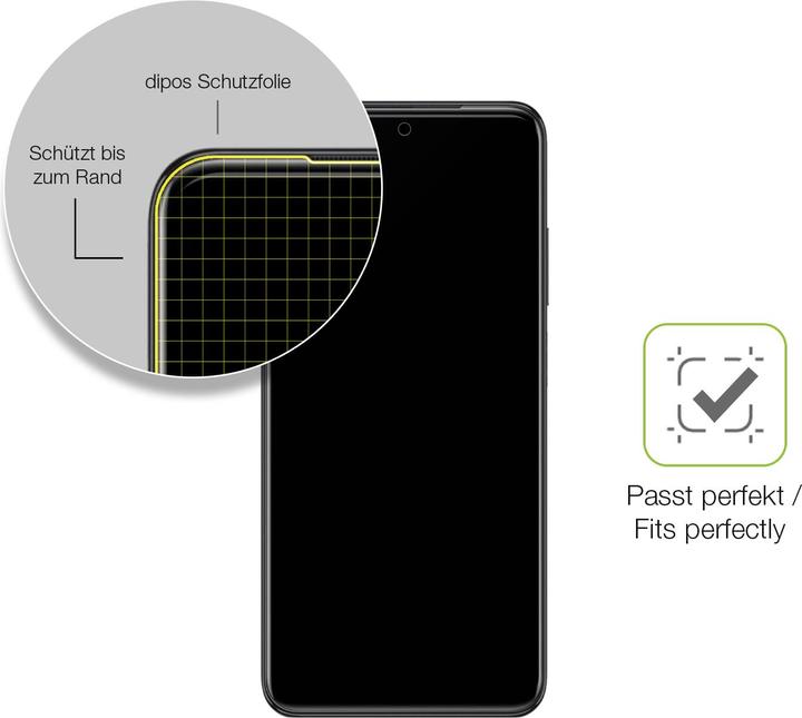Actual product image Dipos Full Cover Screen Protector Matte (1 Piece, Xiaomi Poco M5s)