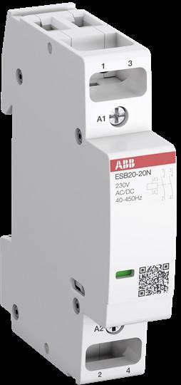 Produktbild ABB Inst.-Schütz 230V 20A 2S/0OEbrummfrei ESB20-20N-06