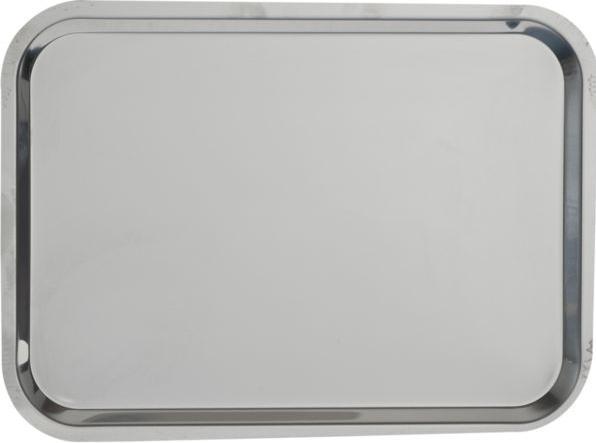 Actual product image APS Stainless steel tray, approx. 39.5 x 28.3 cm
