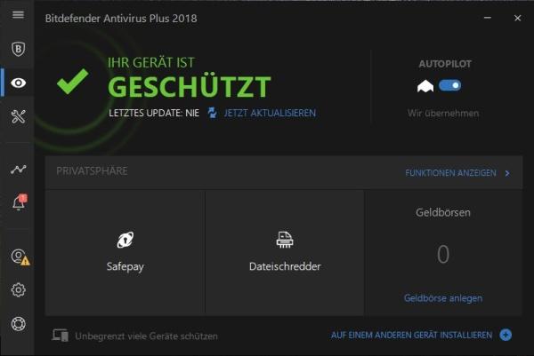 Produktbild Bitdefender Total Security 2019 (1 User, 6 Monate, 12 Monate)
