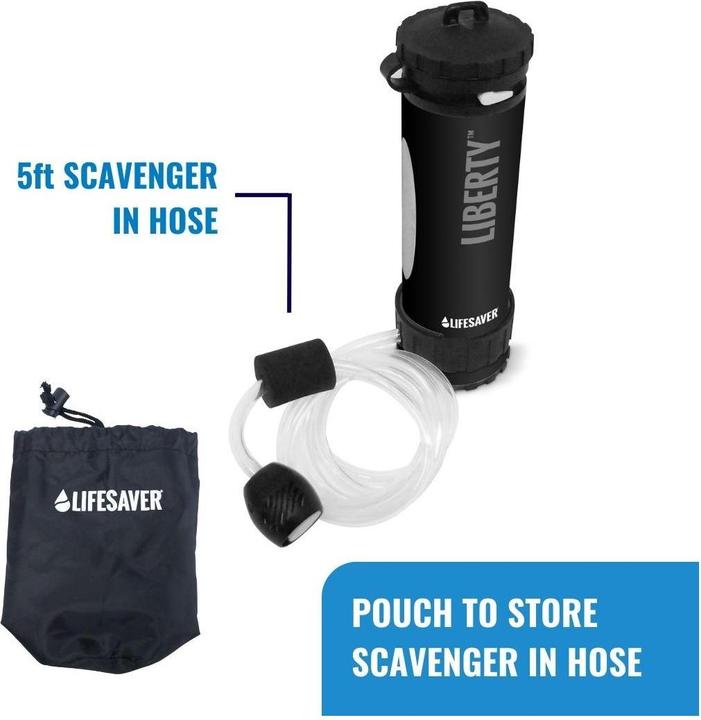 Actual product image LifeSaver Liberty water filter, Black (0.40 l)