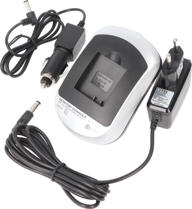 Actual product image AccuCell Schnellladegerät passend für den Rollei DS-SD20 Akku Bullet 3S, Bullet 4S, Bullet 5S (Camera battery charger)
