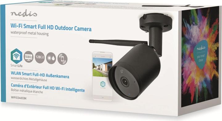 Actual product image Nedis WLAN Smart IP Camera WIFICO40CBK (1920 x 1080 Pixels)