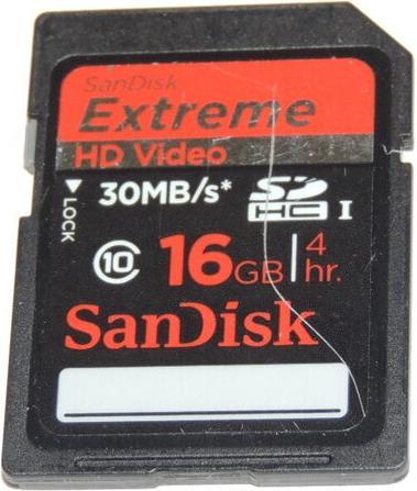 Image du produit SanDisk Extreme (32 Go, SDHC, U3, UHS-I)