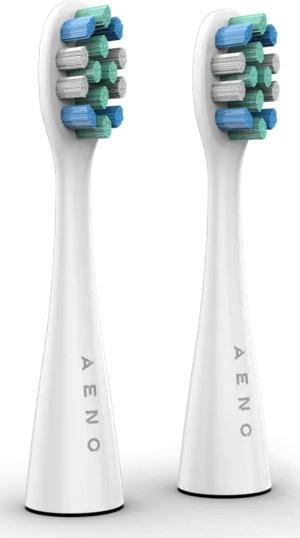 Aeno Replacement heads ADBTH7-8 for Sonic brushes DB7/DB8, white, 2pcs, DuPont bristles (2 x)