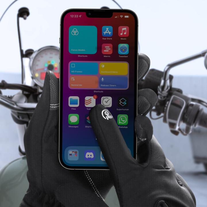Image du produit Avizar Gants pour écran tactile Humrad unisexes, taille S - Noir (S)