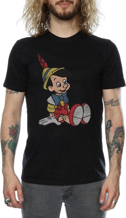 Image du produit Pinocchio T-shirt classique en coton pour hommes (L)