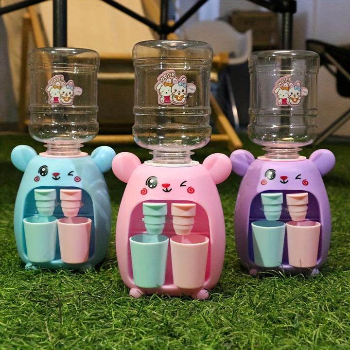 Actual product image Activity Board Role-play water dispenser, water dispenser with double water outlet, mini drink juicer