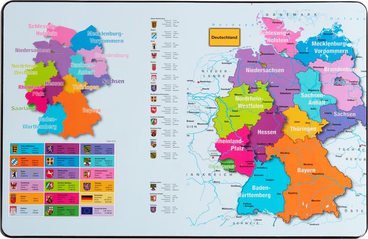 Produktbild Pagna Schreibunterlage, Motiv: "Deutschlandkarte" (54 x 36 cm)