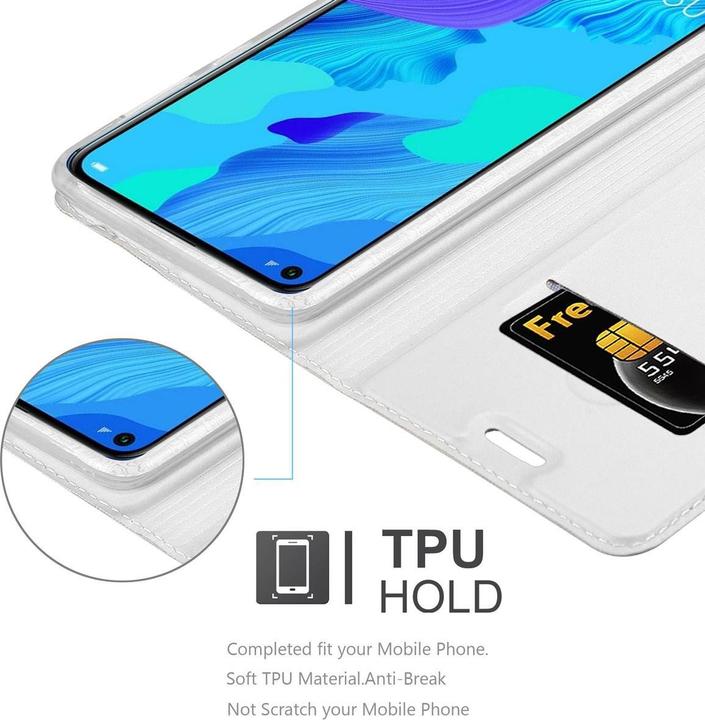 Image du produit Cadorabo Book Classy Style Cover (TCL 20S, Huawei Nova 5T, K20)