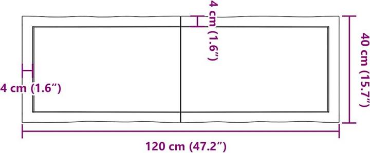 Produktbild VidaXL Annunciata (120 x 40 x 6 cm)