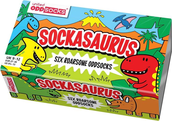 Immagine prodotto United Oddsocks Sockasaurus (confezione da 3, 27 - 30)