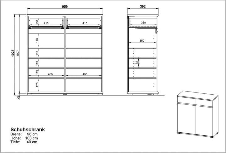 Actual product image Germania Katalina (96 x 40 x 103 cm)