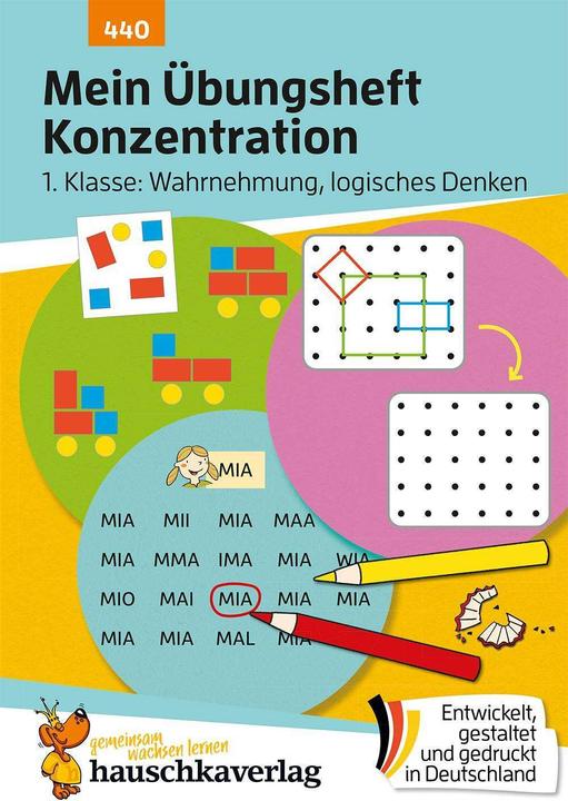 Actual product image Maier:My exercise book concentration - 1 (German, Maier, Ulrike, 2024)