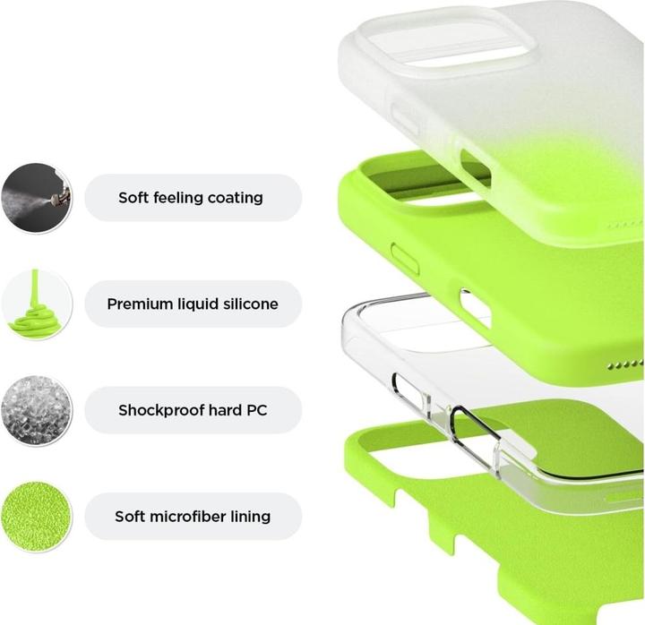 Actual product image Screenguard Apple iPhone 16 Pro Liquid Silicone Case Hülle (Apple iPhone 16 Pro)