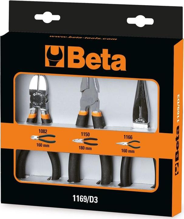 Beta Tools Satz von 3 Zangen