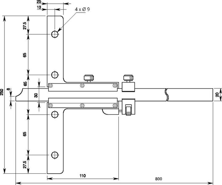 Actual product image Mitutoyo Precision depth gauge 600 mm vernier 0.02 / 527-104 (60 cm)