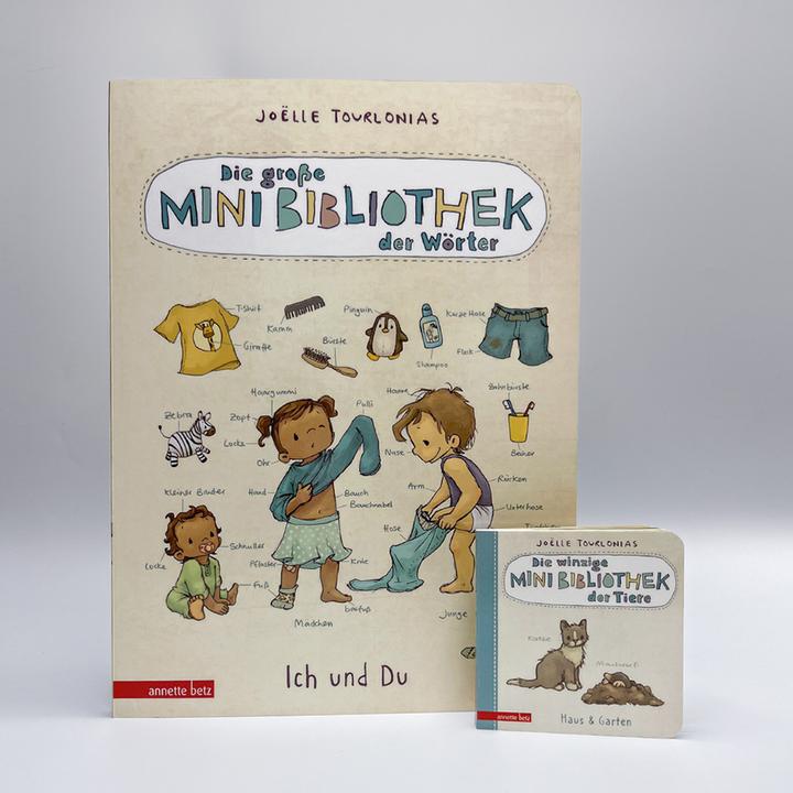 Image du produit La mini-bibliothèque des animaux - 6 mini-livres d'images cartonnés dans un coffret (Die grosse (Allemand)