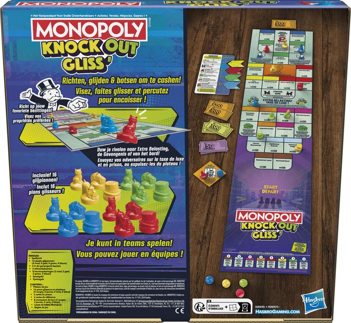 Produktbild Hasbro N/F Monopoly Knockout (Belgium Bilingual)