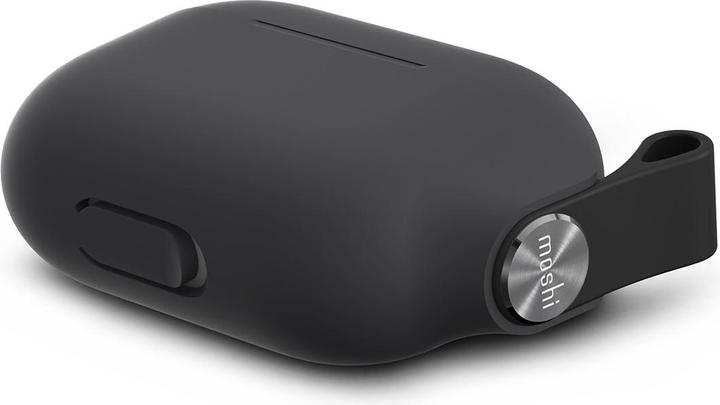 Produktbild Moshi Pebbo for AirPods Pro, AirPods Case Protection - Shadow Black (Kopfhörer Tasche)