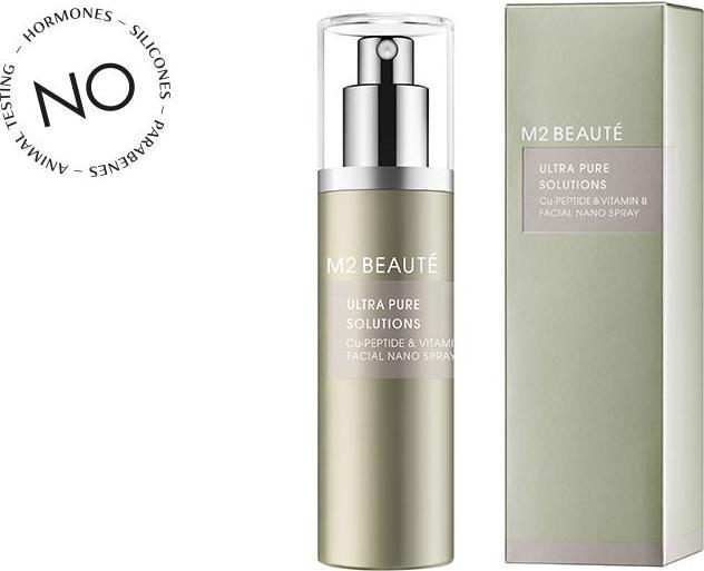 Actual product image M2 Beauté Ultra Pure Solutions Cu-Peptide & Vitamin B Facial Nano Spray (75 ml)
