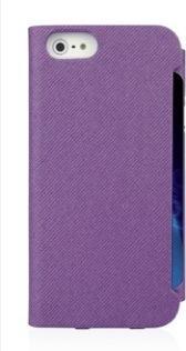 Actual product image Macally Folio case for iPhone 5/5S/SE Purple (Apple iPhone 5s, Apple iPhone 5, Apple iPhone SE)