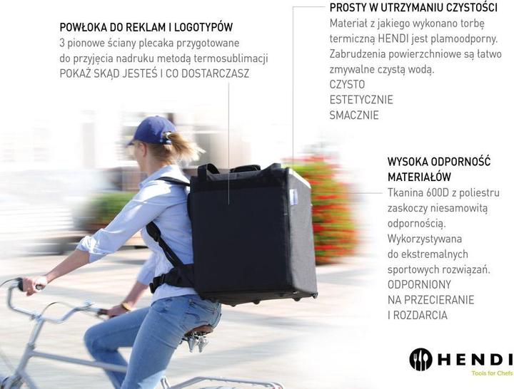 Image du produit Hendi Sac de service à pizza - Sac à dos