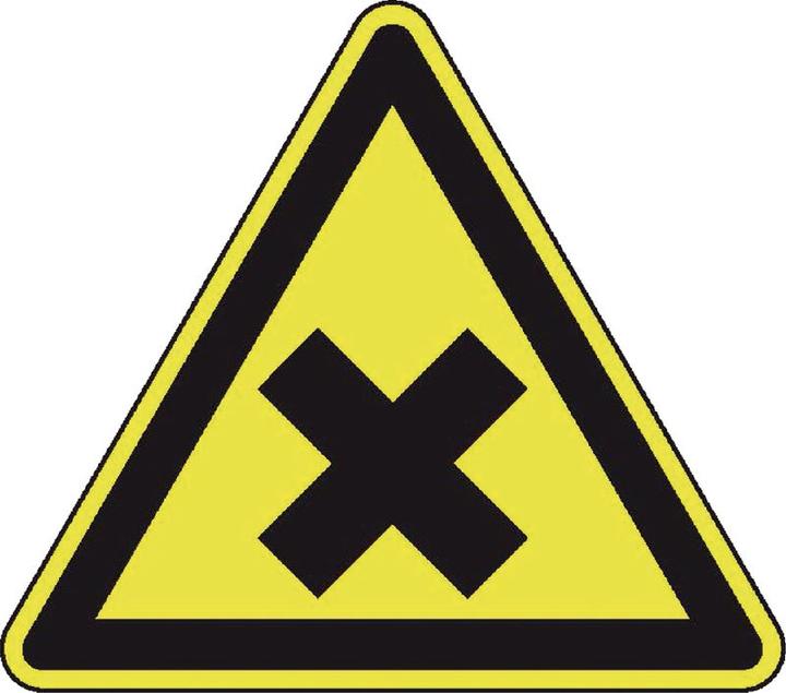 Actual product image BRW Warning sign Harmful irritant - 20 cm