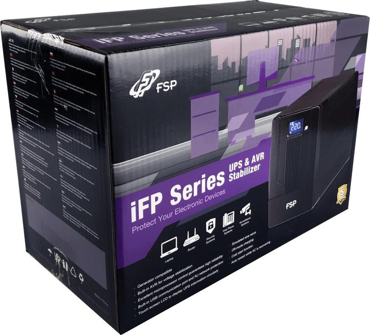 Immagine prodotto Fortron UPS iFP1000 Line-interactive 1000VA (1000 VA, 600 W, Interattivo linea UPS)