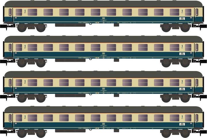 Produktbild Hornby DB 4 Personenwg.Interzonenzug blau/beige Ep.IV-V (Spur N)