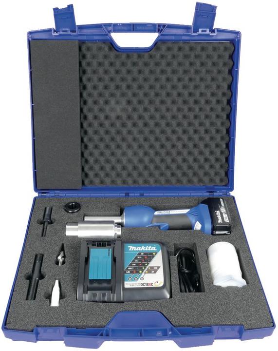 Actual product image Neriox Cordless hydraulic punch with hole punches