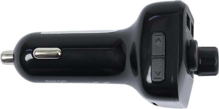 Actual product image PNI FM modulator Valentine F250 Bluetooth 5.0, MP3 player, FM transmitter, micro SD slot, dual
