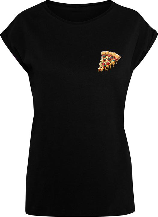 Produktbild Merchcode Ladies Pizza Comic Extended Shoulder Tee - 116357 (XXL)