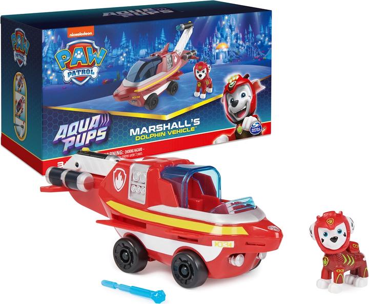 Actual product image Spin Master Aqua Pups Deluxe Vehicles ass.