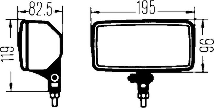 Actual product image Hella Halogen fog lights for GILLIG