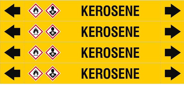 Energie-Label Brady ASME - Rohrmarkierer - Kerosene