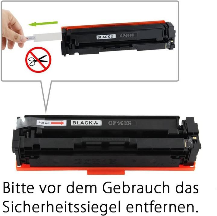 Actual product image Reton Cartridge 4 Colour Set Original Reton Toner compatible for HP CF210X CF210A CF211A CF212A CF213A