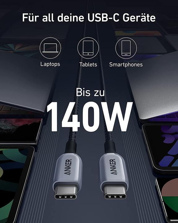 Actual product image Anker USB C — USB C (0.90 m, USB 2.0)