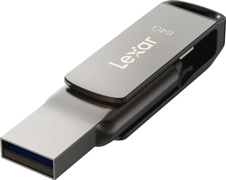 Actual product image Lexar JumpDrive Dual Drive D400 (64 GB, USB-C, USB-A)