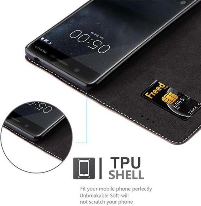Actual product image Cadorabo Book X Wallet Cover (OnePlus 5)