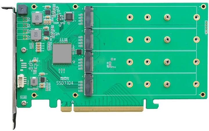 Image du produit HighPoint Adaptateur de bus hôte Rocket 1104 PCI-Ex16v3 - 4x M.2 NVMe