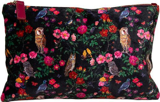 Image du produit Heathcote & Ivory Kosmetiktasche aus Samt Natalie Lete - Forest Folk (Ohne Inhalt)
